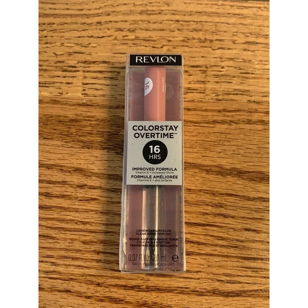 NEW Revlon ColorStay Overtime 16HR Liquid Lip Color, 530 24/7 PINK Boxed